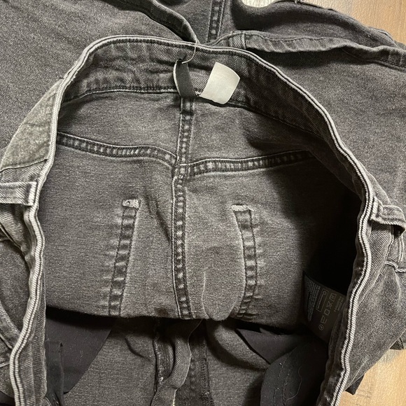 Adjusted black jeans skirt - Picture 5 of 5